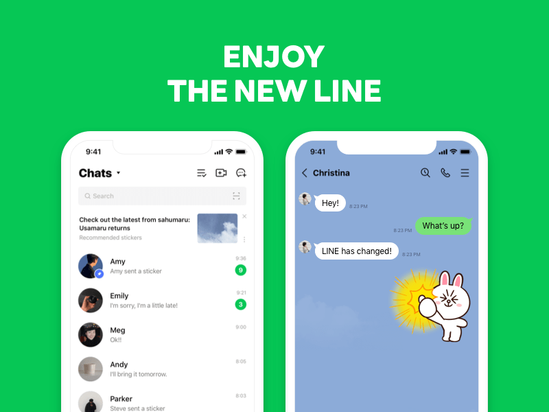 How can I send group messages faster on Line? What should I be aware of when sending group messages on Line?